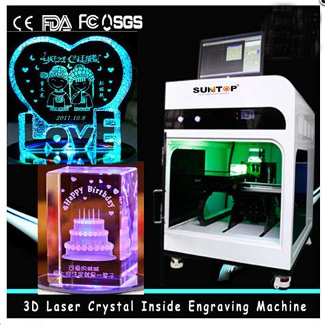 Particularly suitable for plastic, glass ,crystal marking. . 3d laser engraving crystal machine price